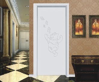 2020年熱銷XJS-105愉心金典白色實木烤漆門