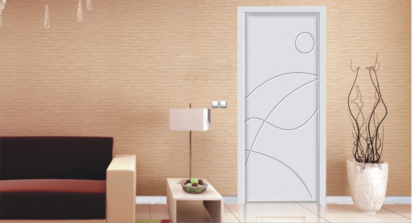 2020年愉心XJS-118金典白色實木烤漆門