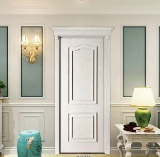 熱銷愉心X-4083復古雙扣實木烤漆門