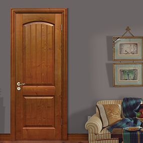 廠價直銷鑫順來X-6008平開雕花實木烤漆門