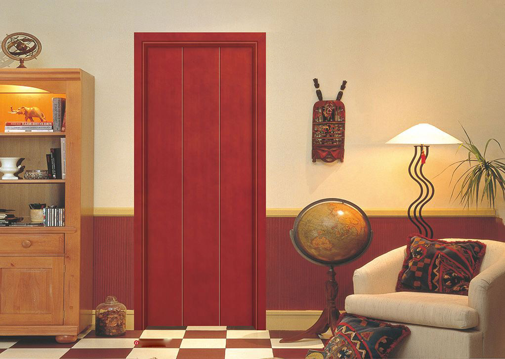 廠價直銷鑫順來X-7041平開實木烤漆門