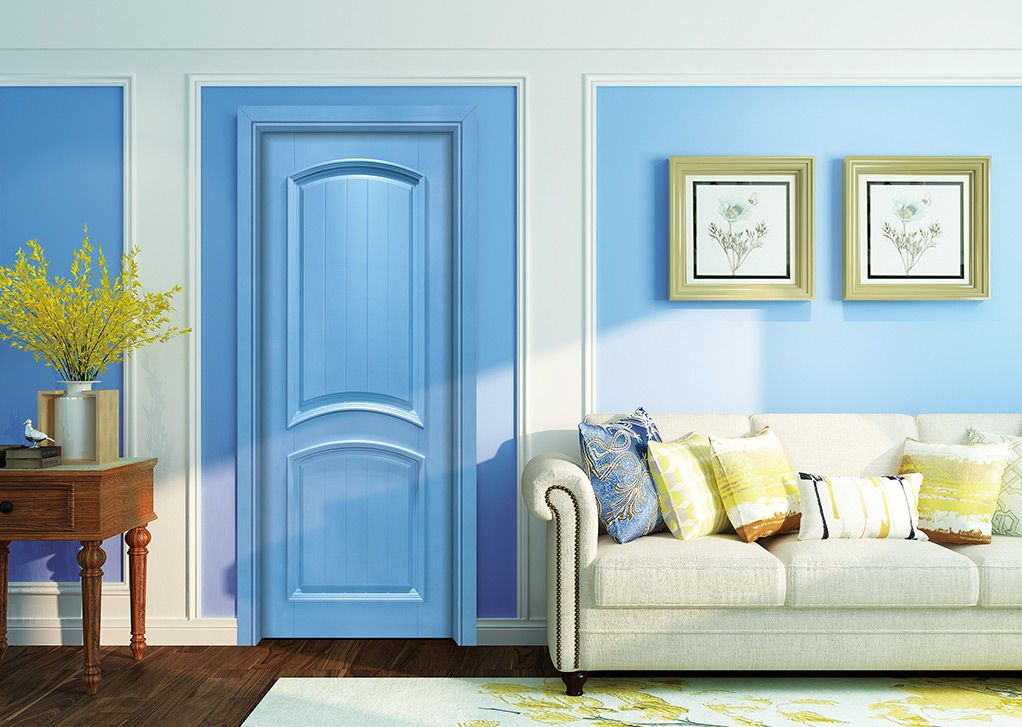 廠價直銷鑫順來X-7067平開實木烤漆門