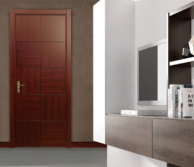 廠價直銷鑫順來X-8035平開實木烤漆門