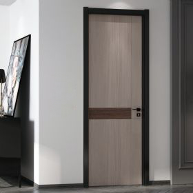 廠價(jià)直銷鑫順來X-8048平開拼貼實(shí)木烤漆門