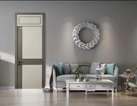 廠價(jià)直銷鑫順來X-8097平開叉色實(shí)木烤漆門