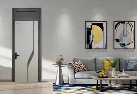 廠價直銷鑫順來X-8098平開叉色實木烤漆門