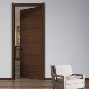 廠價直銷鑫順來X-8128平開橫貼實木烤漆門