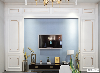 廠價批發鑫順來XSL-2107實色豪華電視墻,重慶木門廠家生產