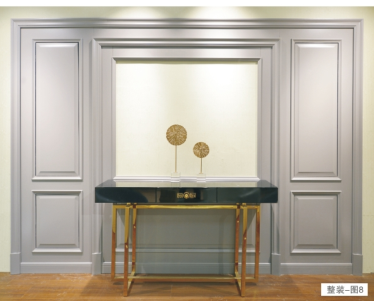 廠價(jià)直銷鑫順來(lái)木門(mén)品牌XSL-2110實(shí)色豪華電視墻